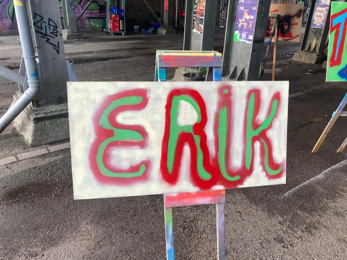 Foto bij Graffiti workshop