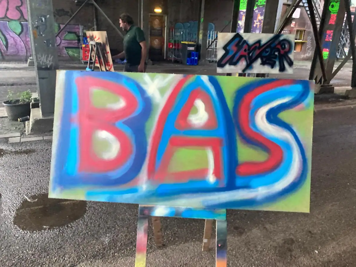 Foto bij Graffiti workshop